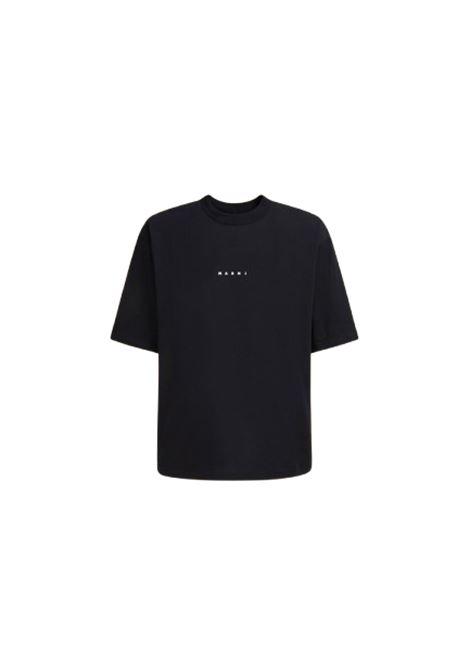 t-shirt logo uomo bianca MARNI | HUMU0223X6 UTCZ5700N99